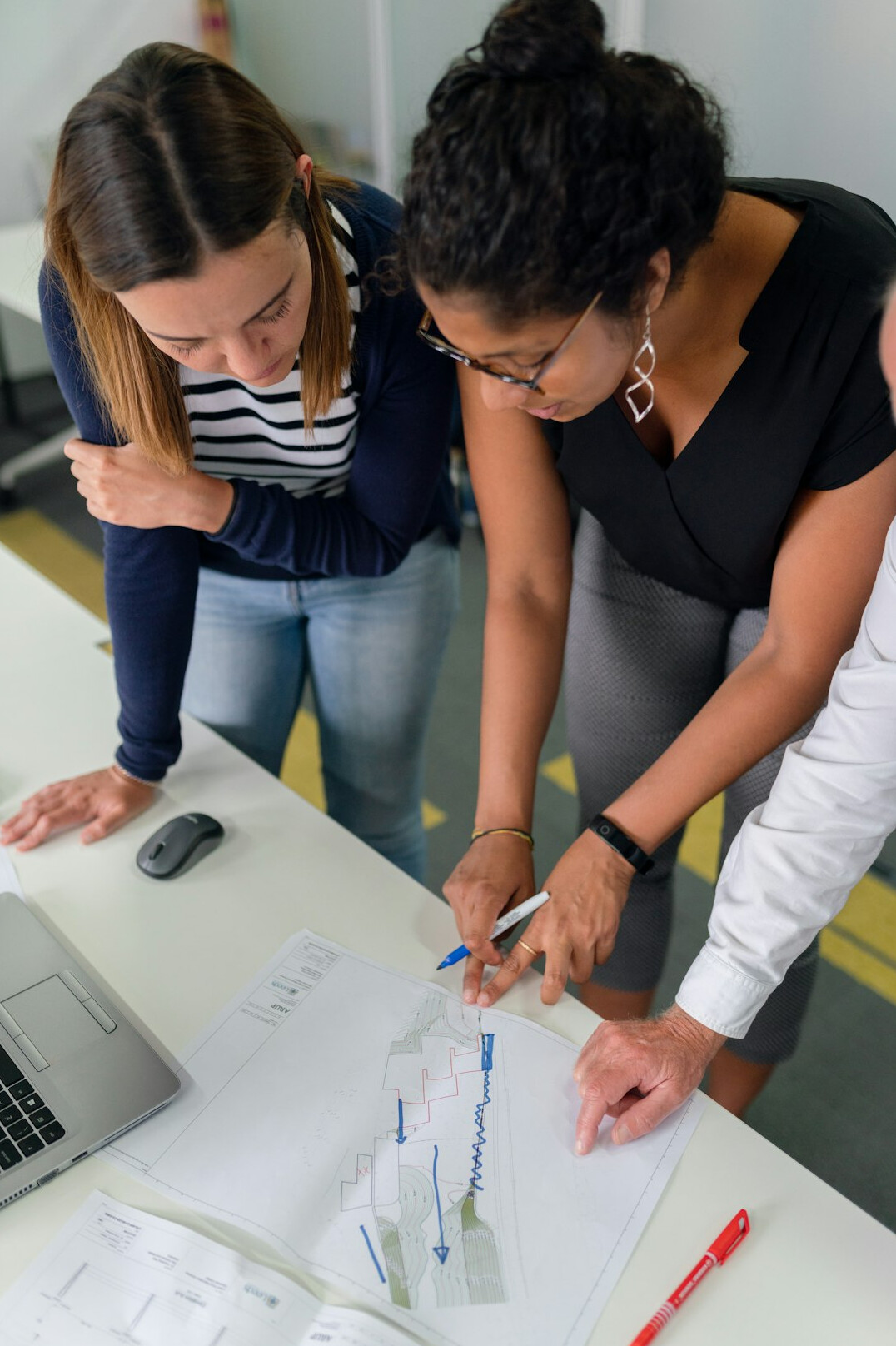 researchers analyzing data