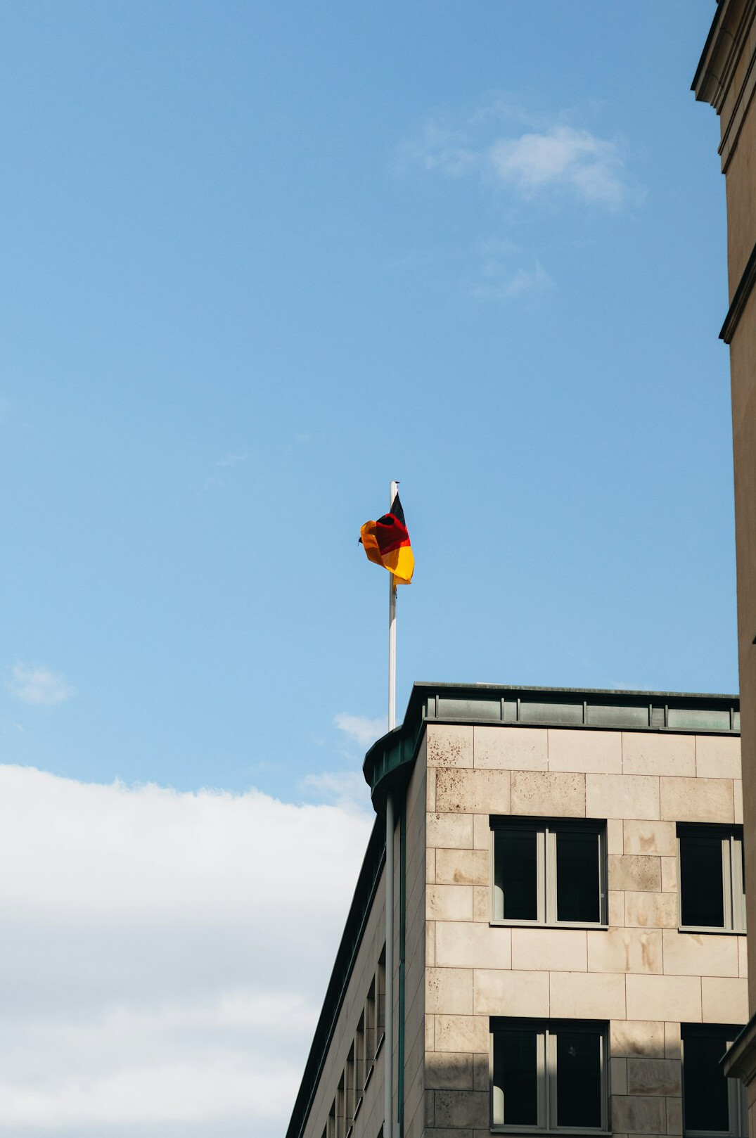 german flag waving